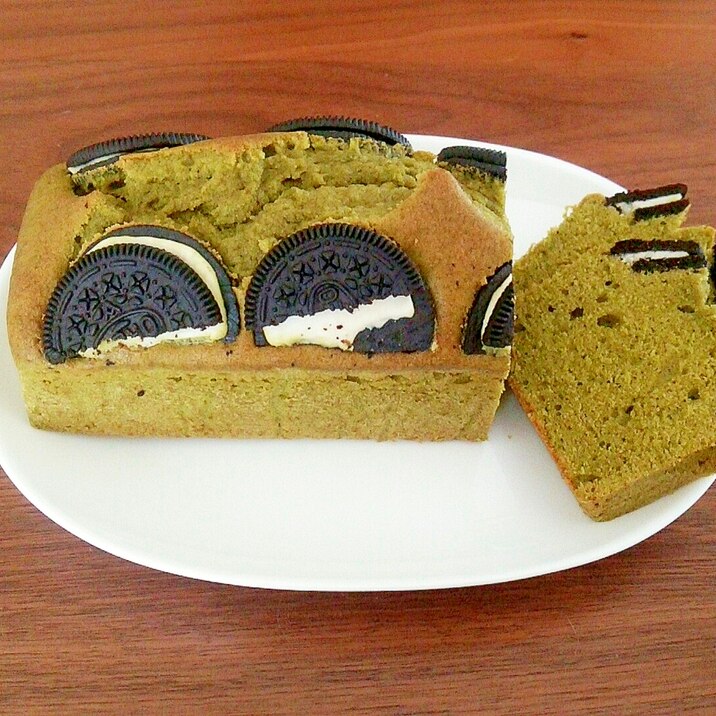 相性抜群 オレオと抹茶のパウンドケーキ レシピ 作り方 By くみんみん 楽天レシピ 相性抜群 オレオと抹茶のパウンドケーキ レシピ 作り方 By くみんみん 楽天レシピ